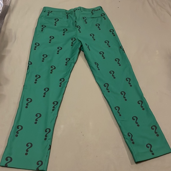BATMAN FUN FUN  Super Cute  Green color Mens Pants size 34” - Picture 8 of 16